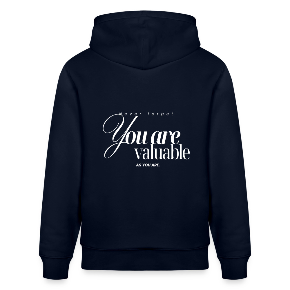 You are valuable Hoodie - Navy