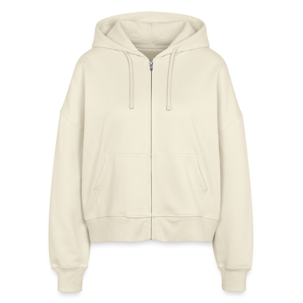 Stanley/Stella Boxy Frauen Bio Zip Hoodie Ida - Weißgrau