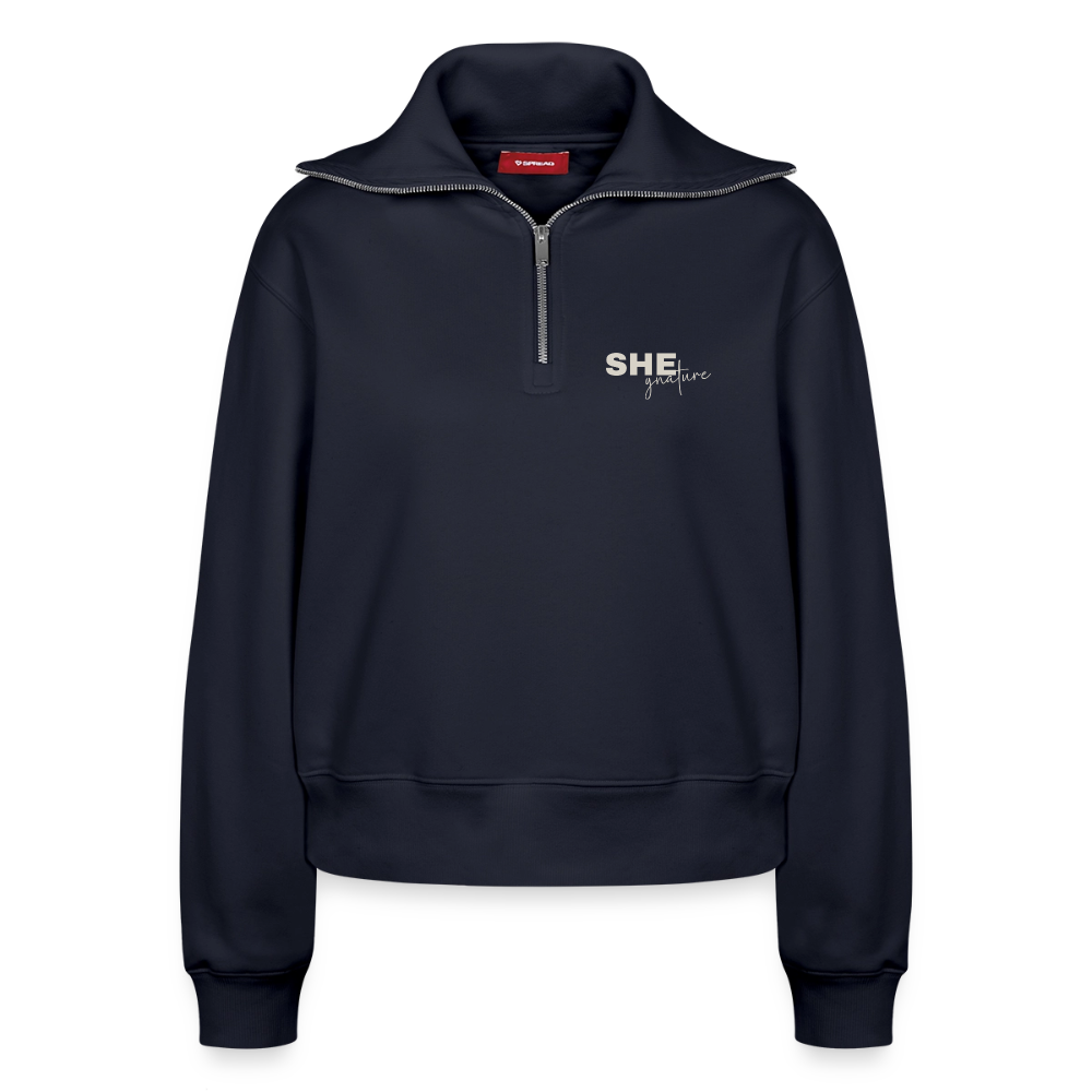 Controlled Responsibility Half Zipper - Navy