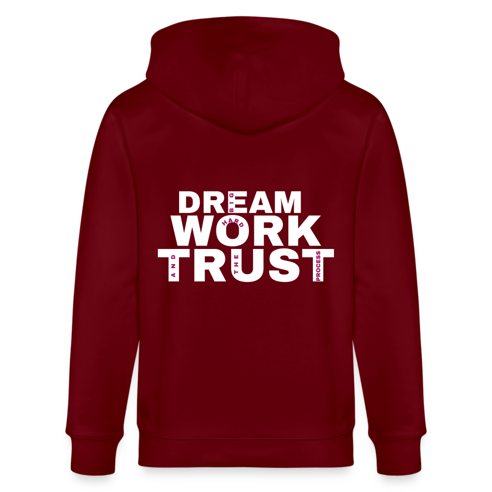 Dream Work Trust Kapuzenjacke - Burgunderrot