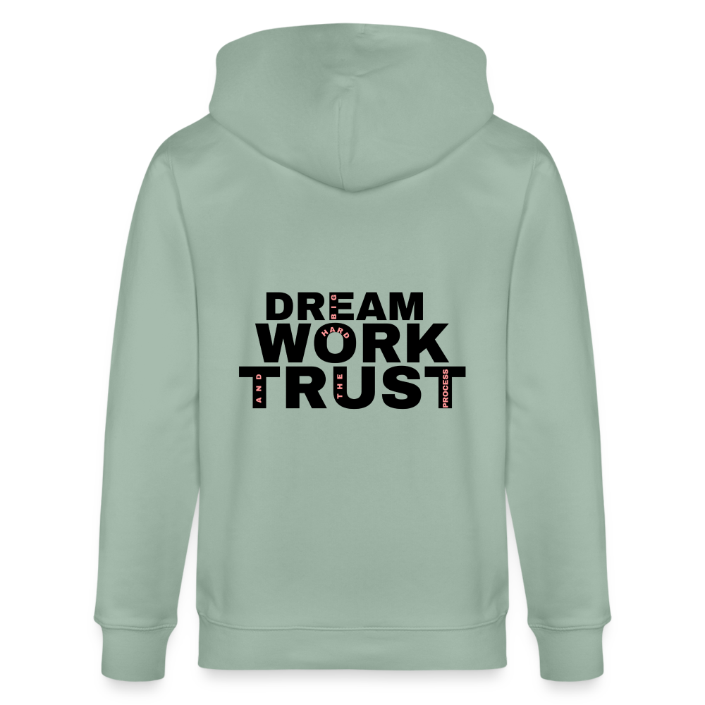 Dream Work Trust Kapuzenjacke hell - Helles Graugrün