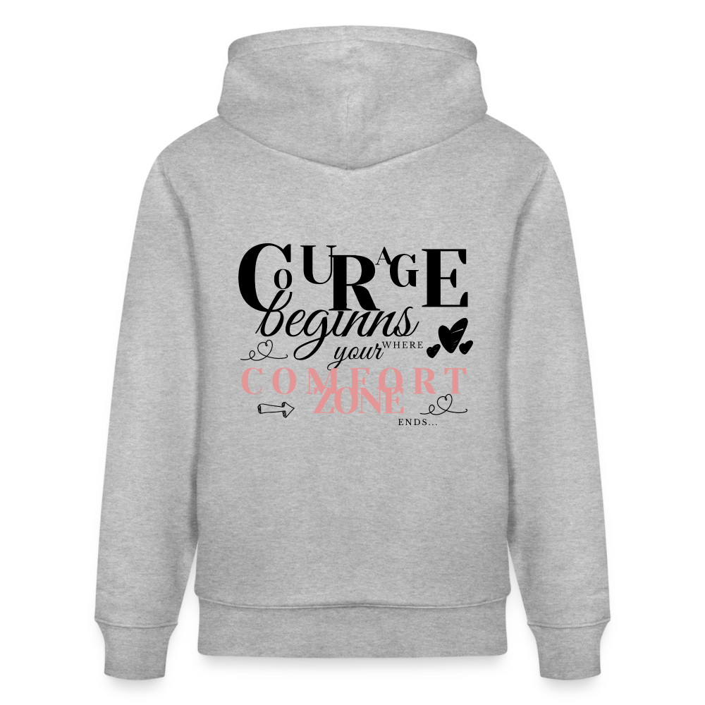 Courage Comfort Hoodie - Grau meliert