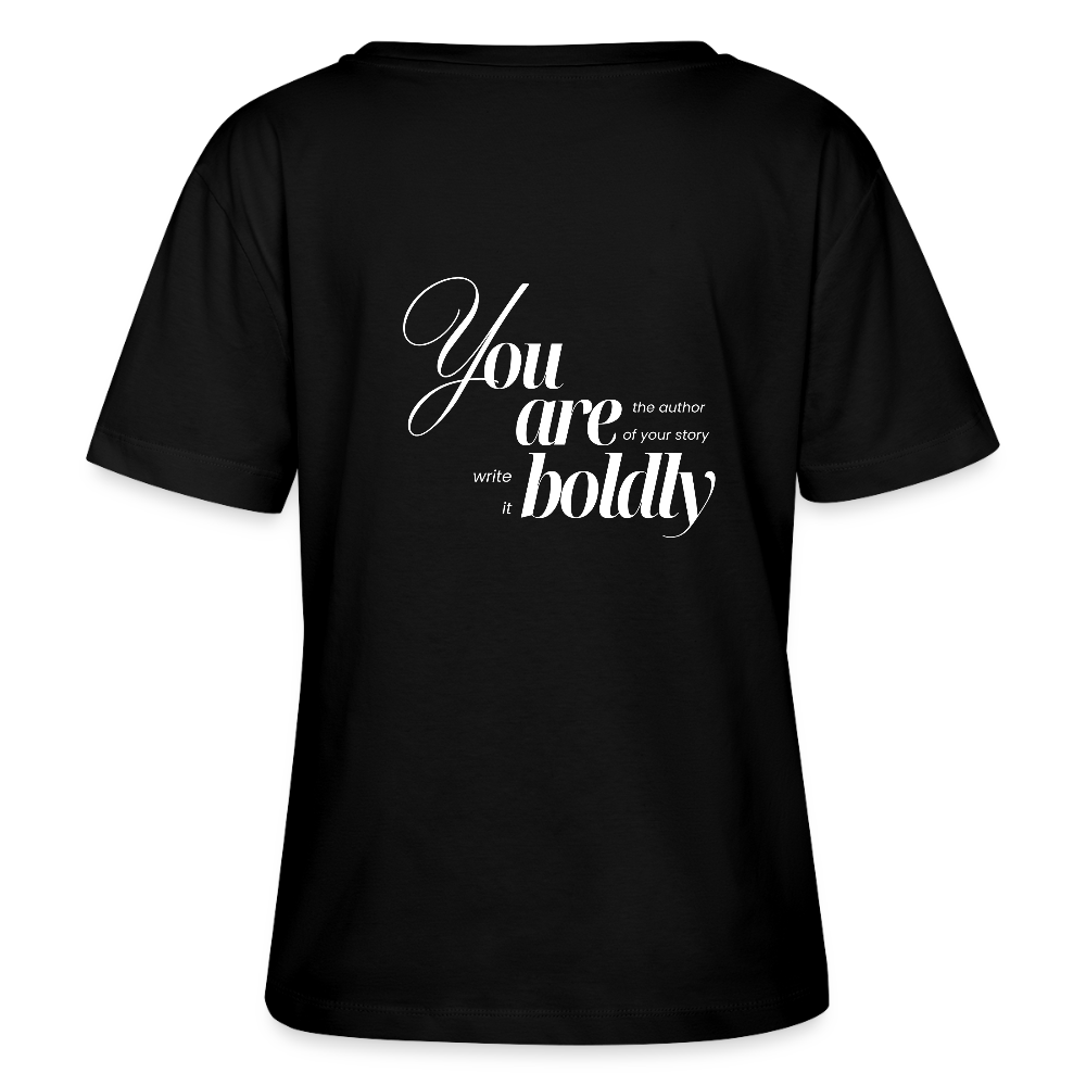 You are bold T-Shirts Rundhals Frauen Bio-T-Shirt - Schwarz