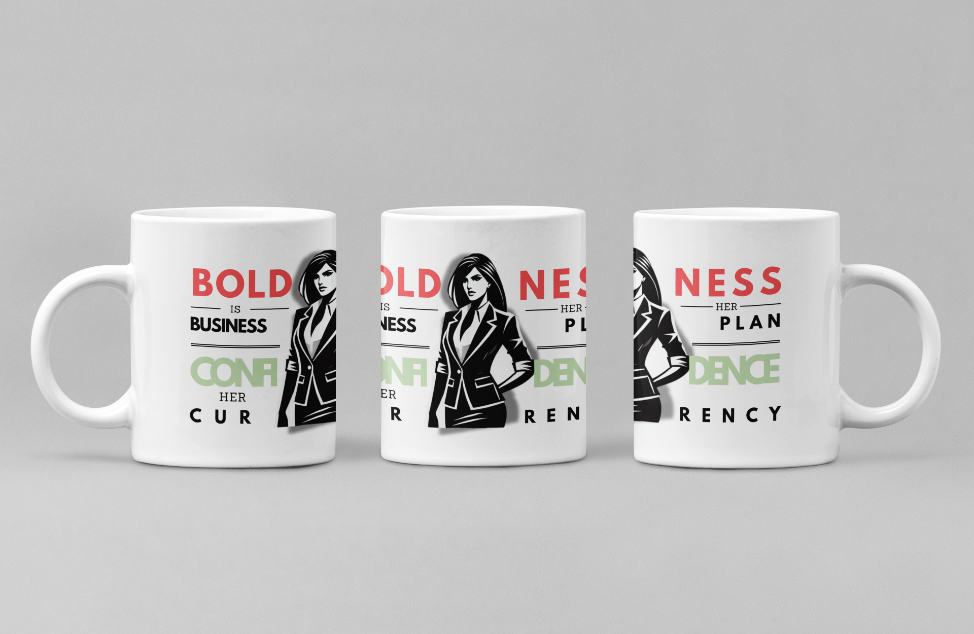 Boldness her business plan Tasse weiß