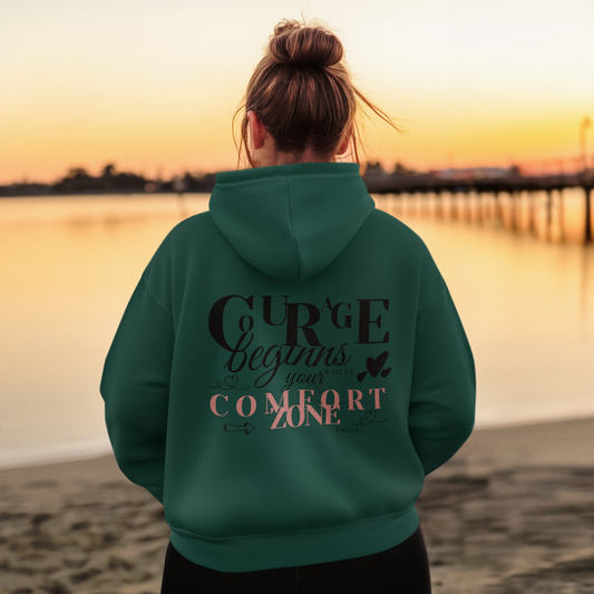 Courage Comfortzone Hoodie forest grün