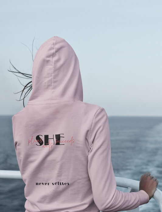 She plans acts succeeds Hoodie rosa