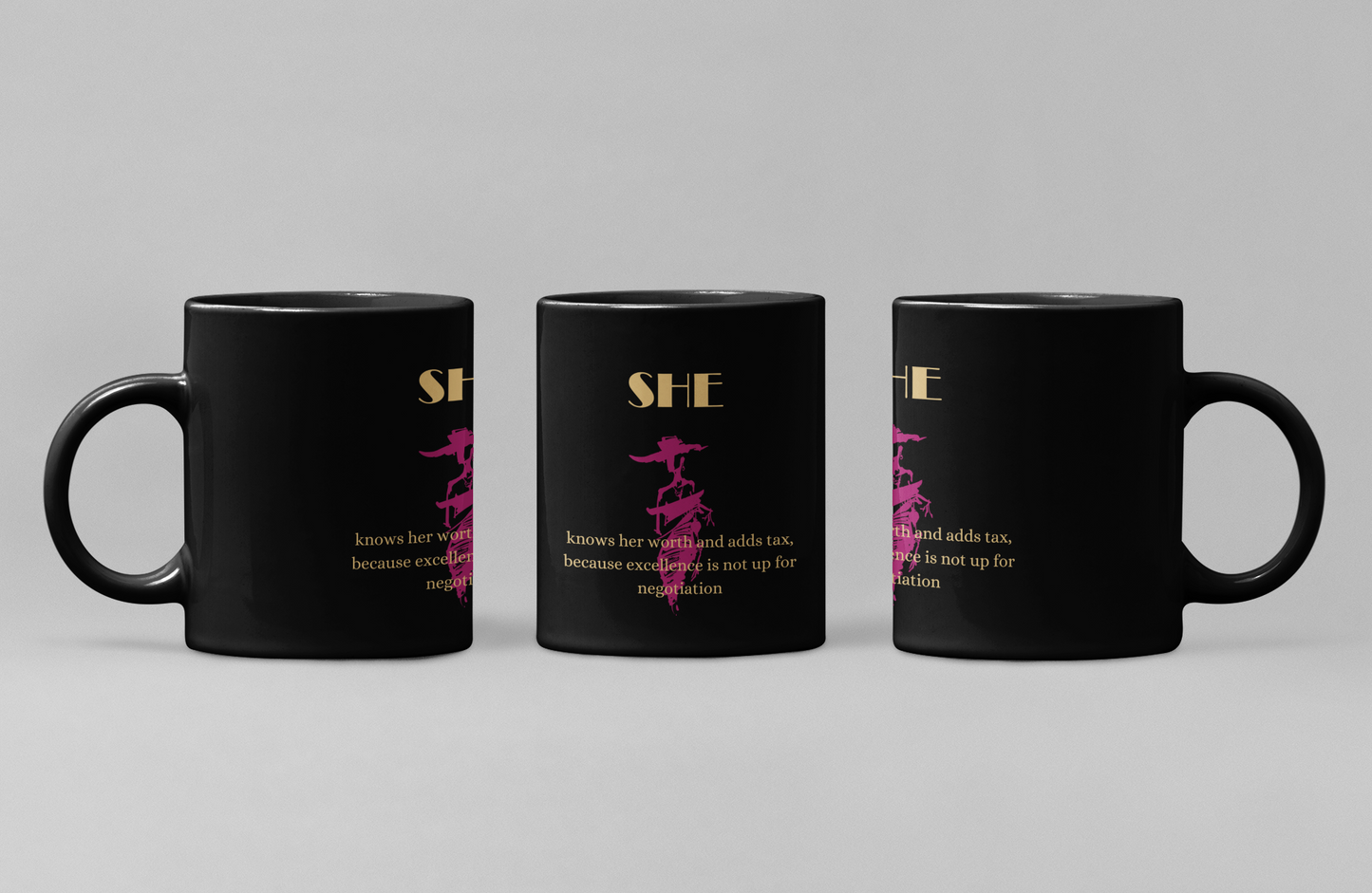 She Tasse weiß