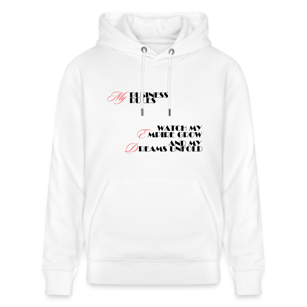 My Business My Rules Hoodie weiß