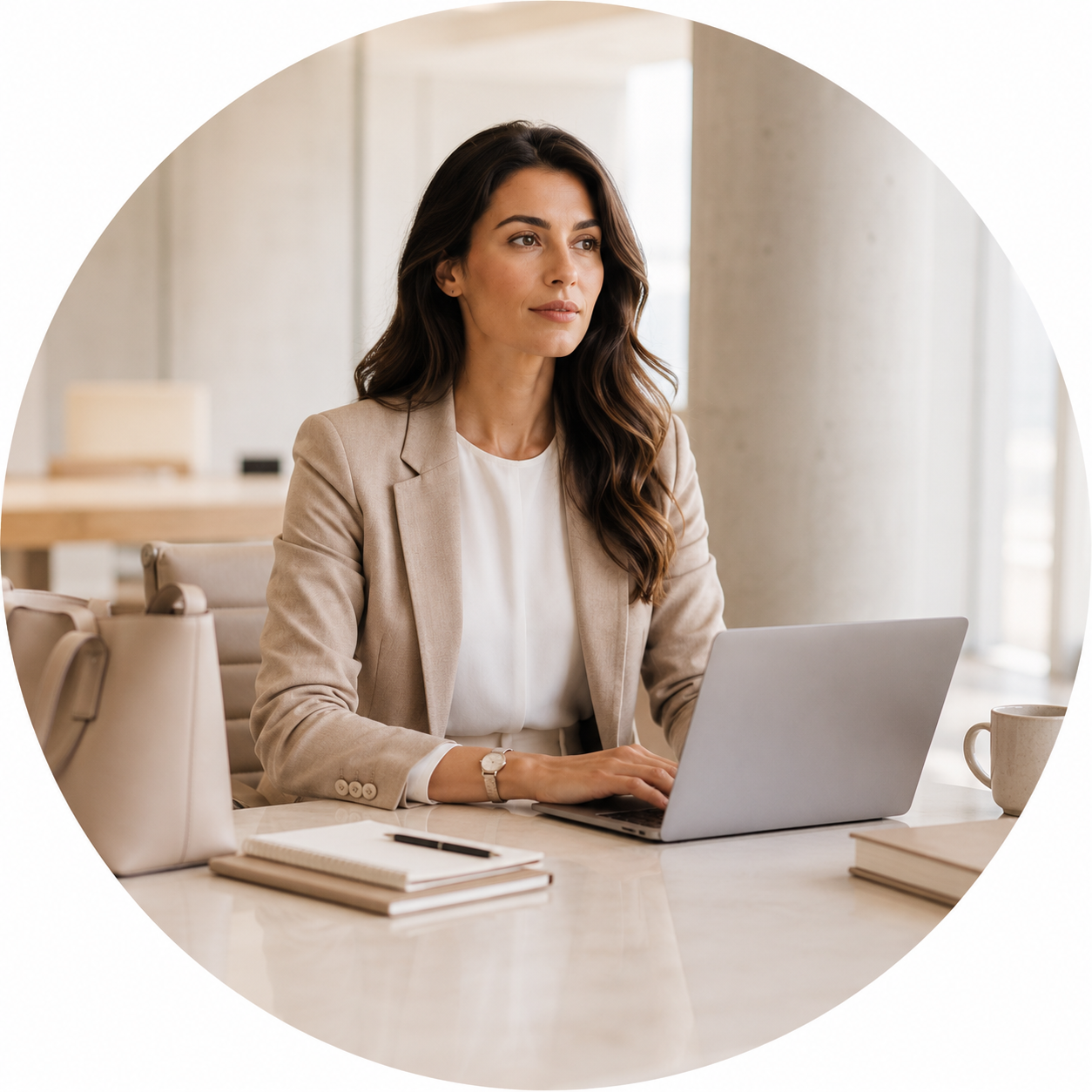 Outfit für Gründerinnen in einem klaren Business Streetwear Look
