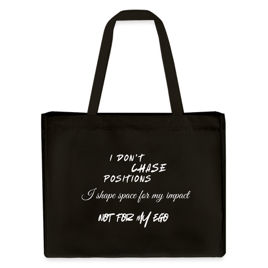 I don't chase positions Shopping Bag - Schwarz
