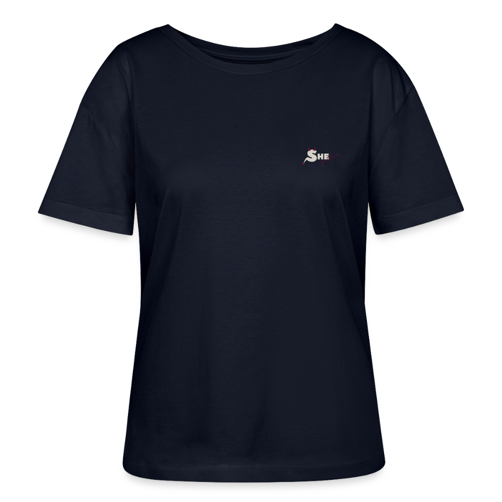 Soft Voice Hard Decisions T-Shirt Rundhals dunkel - Navy