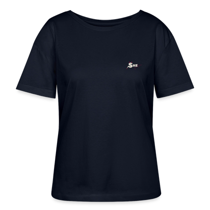 Soft Voice Hard Decisions T-Shirt Rundhals dunkel - Navy