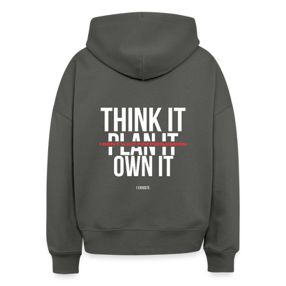 I execute Boxy Hoodie - Anthrazit