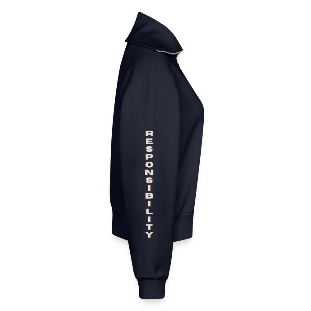 Controlled Responsibility Half Zipper - Navy