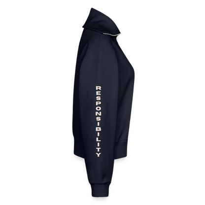 Controlled Responsibility Half Zipper - Navy