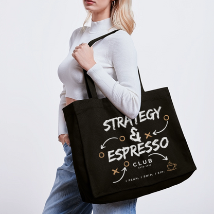 Strategy & Espresso Club Shopping Bag - Schwarz