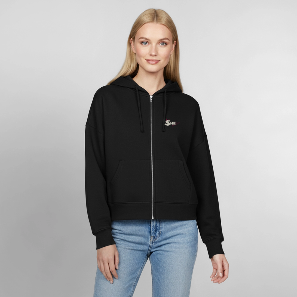 Built to last Zipper Hoodie mit Rückenprint