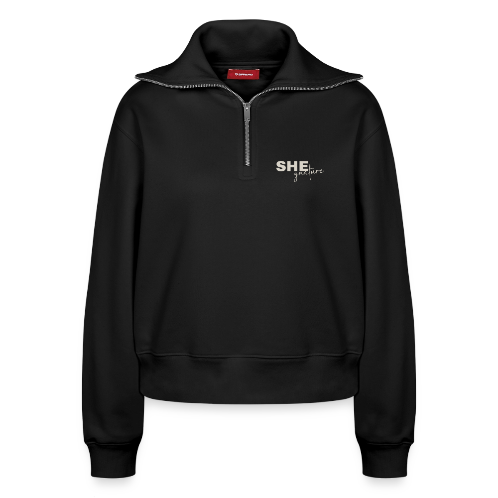 Controlled Responsibility Half Zipper - Schwarz