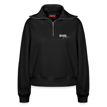 Controlled Responsibility Half Zipper - Schwarz