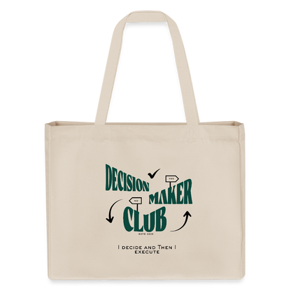 Decision Maker Club Shopping Bag - Naturweiß