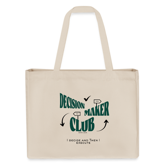 Decision Maker Club Shopping Bag - Naturweiß