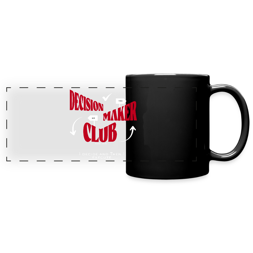 Decision Maker Club Panormatasse schwarz - Schwarz