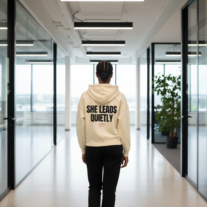 She leads quietly Boxy Zipper - Natur