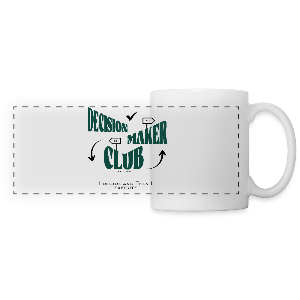 Decision Maker Club Panoramatasse - Weiß