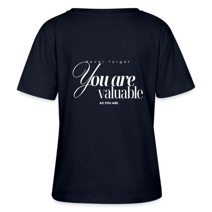 You are valuable T-Shirt - Navy