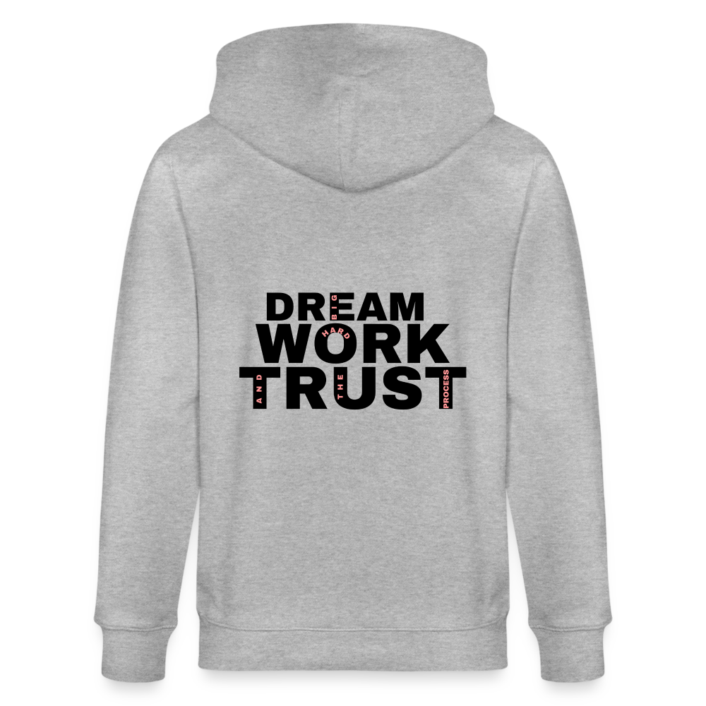 Dream Work Trust Kapuzenjacke hell - Grau meliert