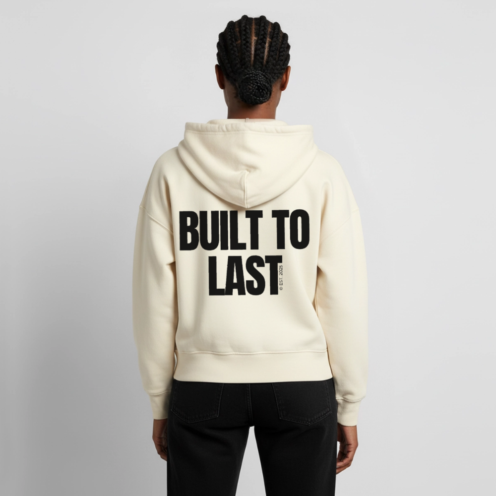 Built to last Zipper Hoodie mit Rückenprint