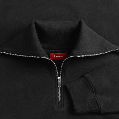 Controlled Responsibility Half Zipper - Schwarz