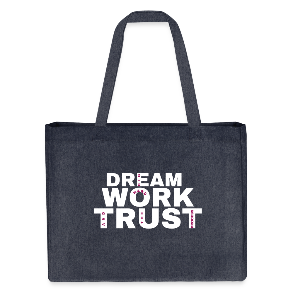 Dream Work Trust Shopping Bag - midnight Blue