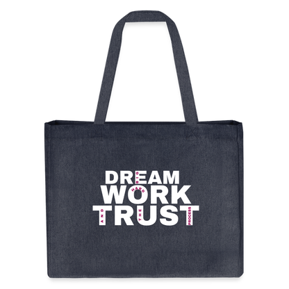 Dream Work Trust Shopping Bag - midnight Blue