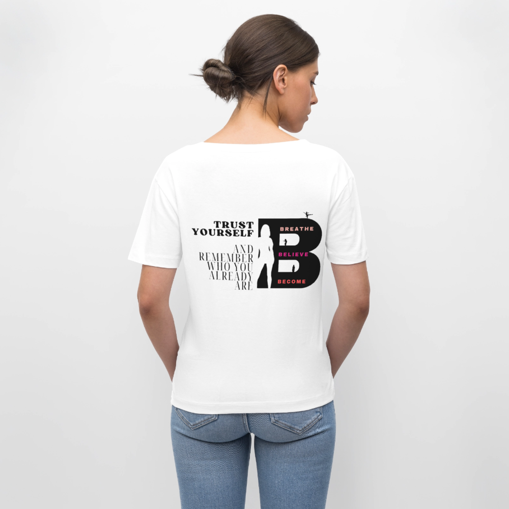 Trust Yourself T-Shirt Rundhals - Weiß