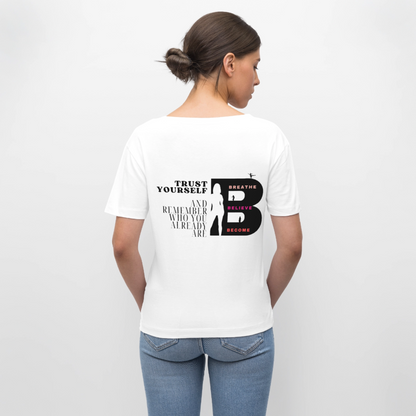 Trust Yourself T-Shirt Rundhals - Weiß