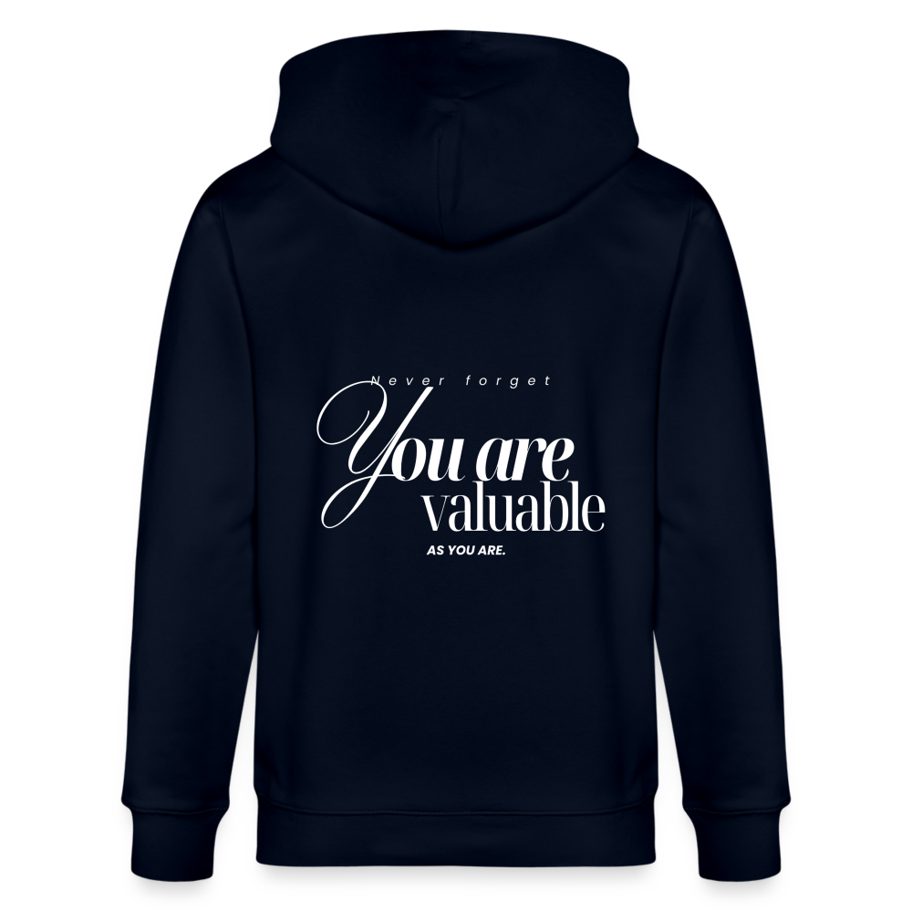 You are valuable Kapuzenjacke - Navy