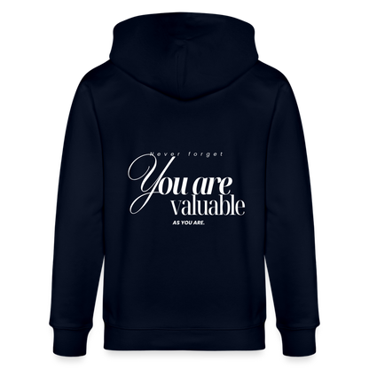 You are valuable Kapuzenjacke - Navy