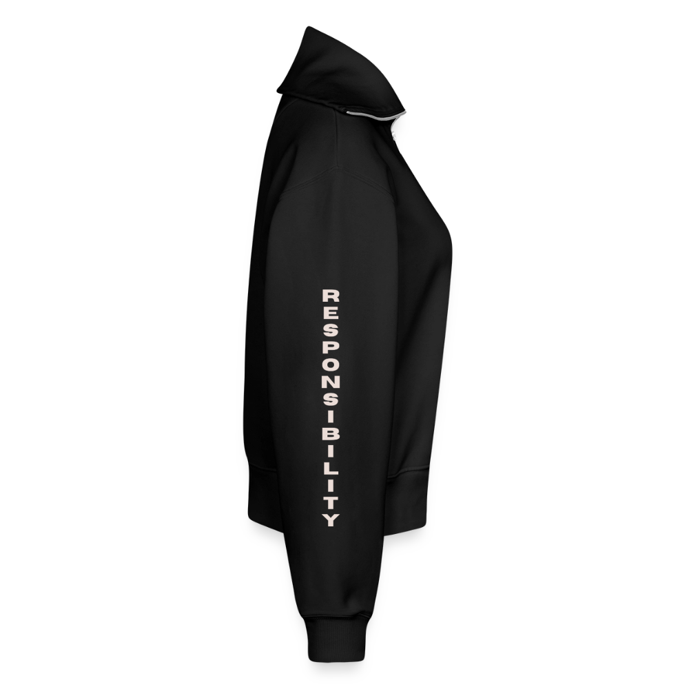Controlled Responsibility Half Zipper - Schwarz