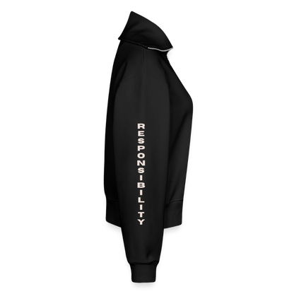 Controlled Responsibility Half Zipper - Schwarz