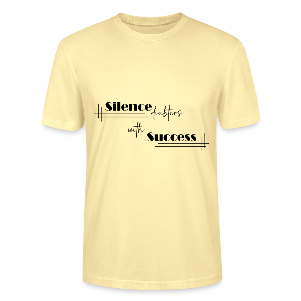 Silence T-shirt - Creme