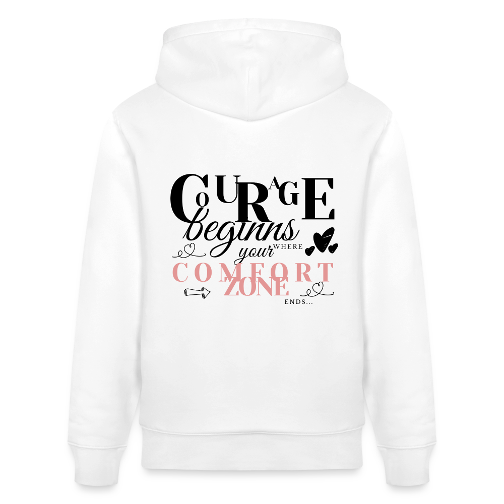 Courage Comfort Hoodie - Weiß