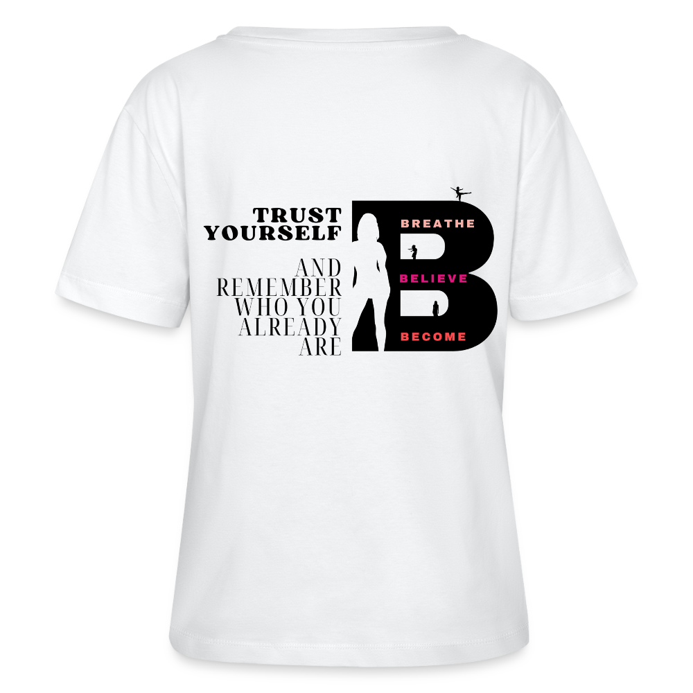 Trust Yourself T-Shirt Rundhals - Weiß