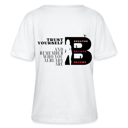 Trust Yourself T-Shirt Rundhals - Weiß