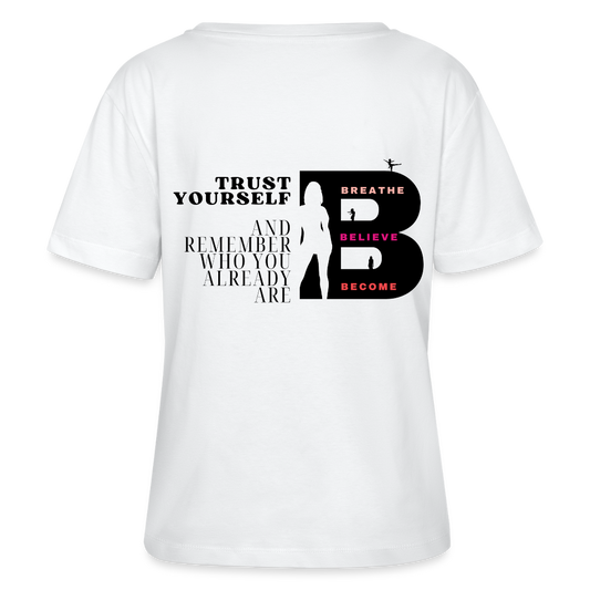 Trust Yourself T-Shirt Rundhals - Weiß