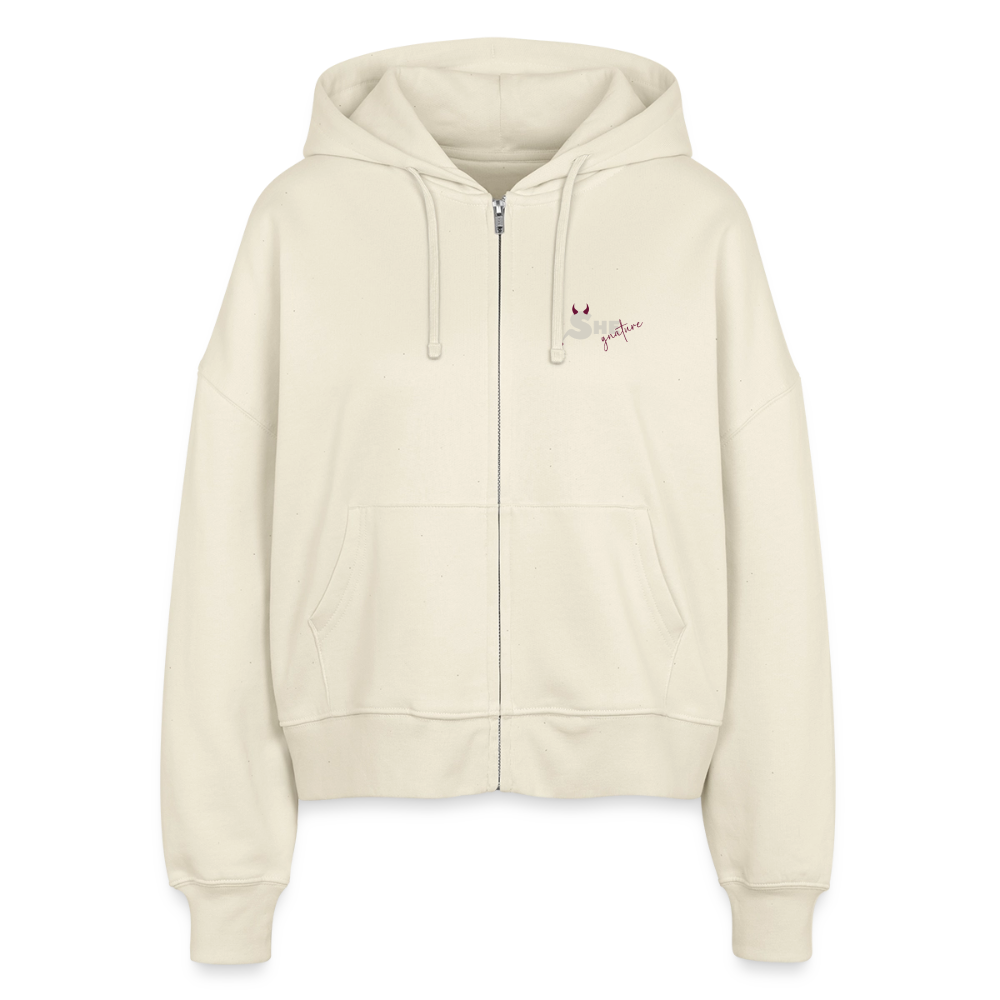 Built to last Zipper Hoodie mit Rückenprint