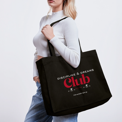 Discipline & Dreams Club Shopping Bag - Schwarz