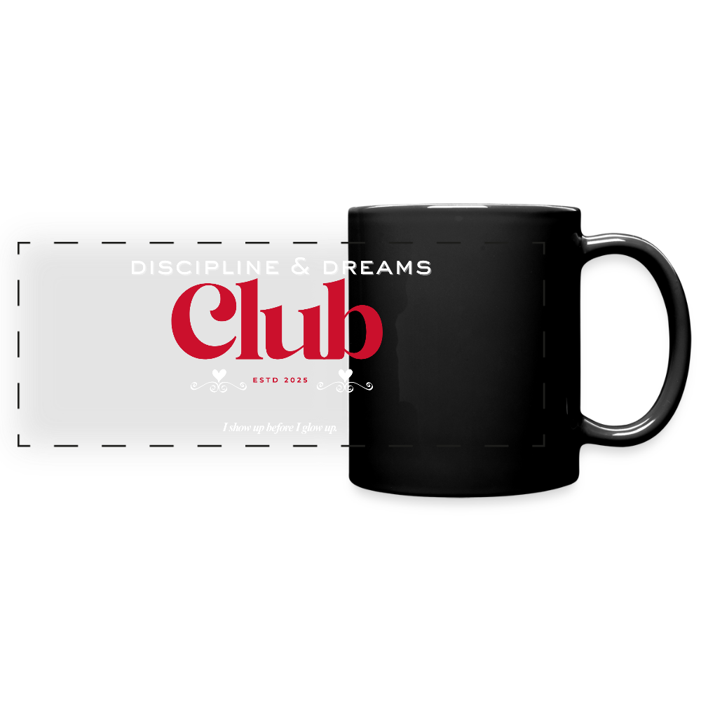 Discipline & Dreams Club Panormatasse schwarz - Schwarz