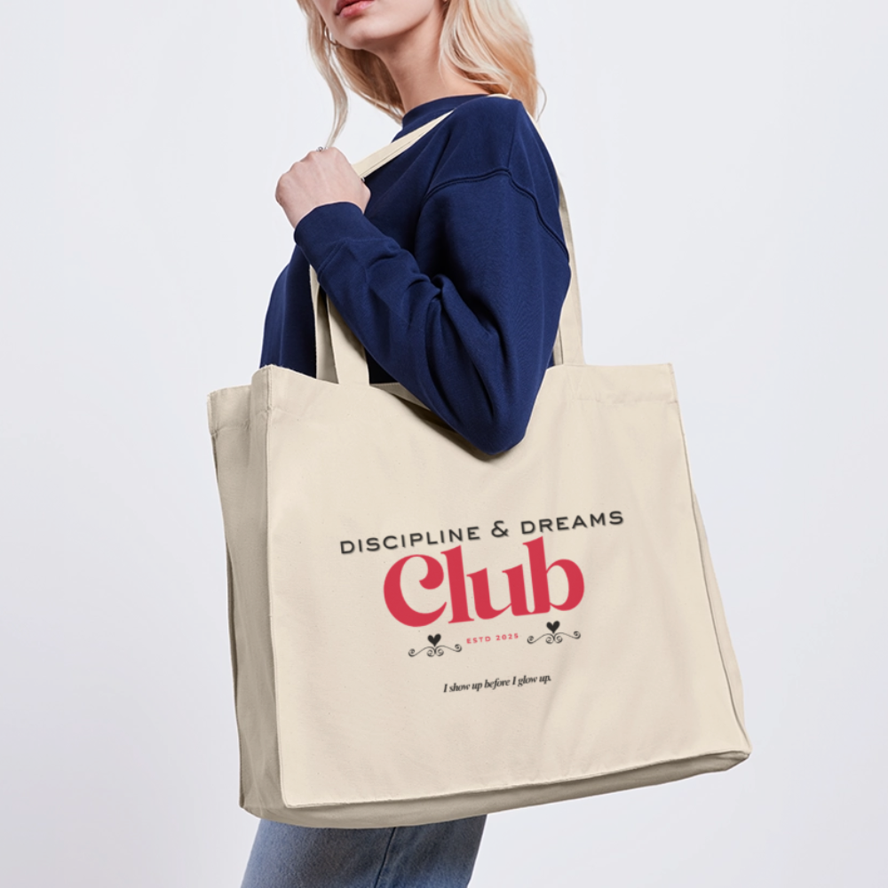 Discipline & Dreams Club Shopping Bag - Naturweiß