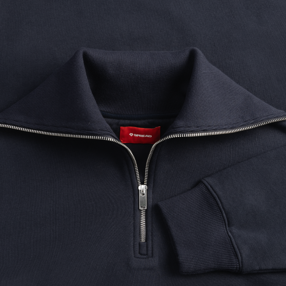 Controlled Responsibility Half Zipper - Navy